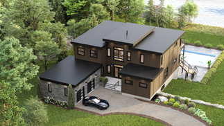 Timber Block modern home 