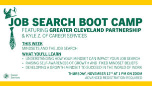 Job Search Boot Camp: Growth and fixed mindsets on 11/12