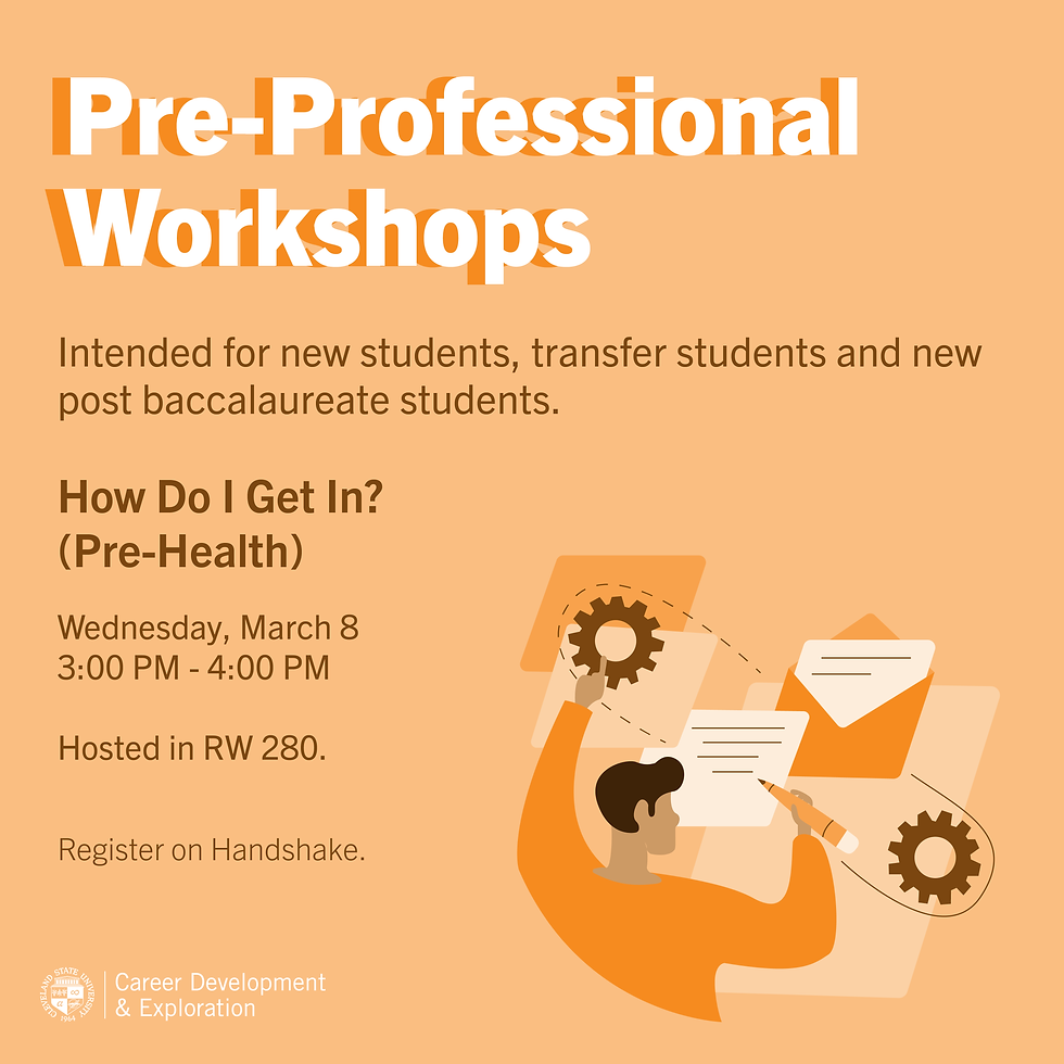 How Do I Get In? (Pre-Health)