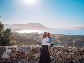 German single mom moves abroad to Crete, Greece