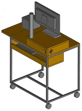 100% Barcoding workstation - rear Isomet
