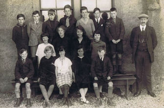 Kyleakin Public School 1925 - Big Room - Headmaster Mr MacIver