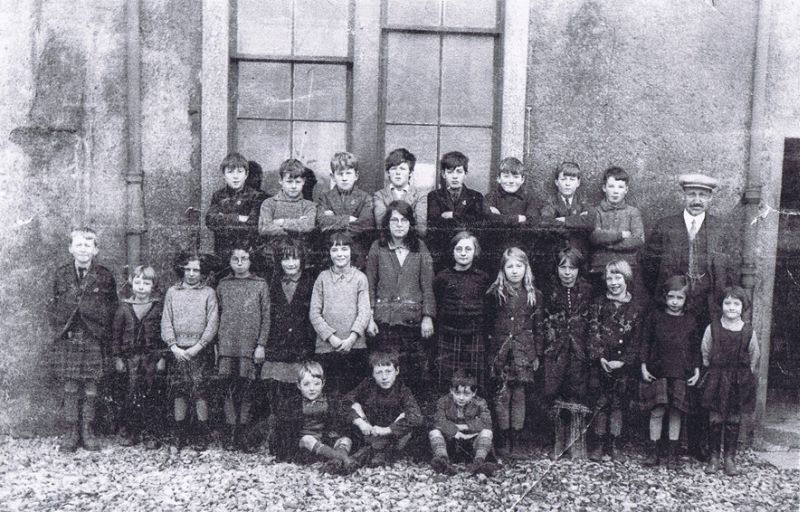 Kyleakin Public School 1930 - Headmaster Mr MacIver