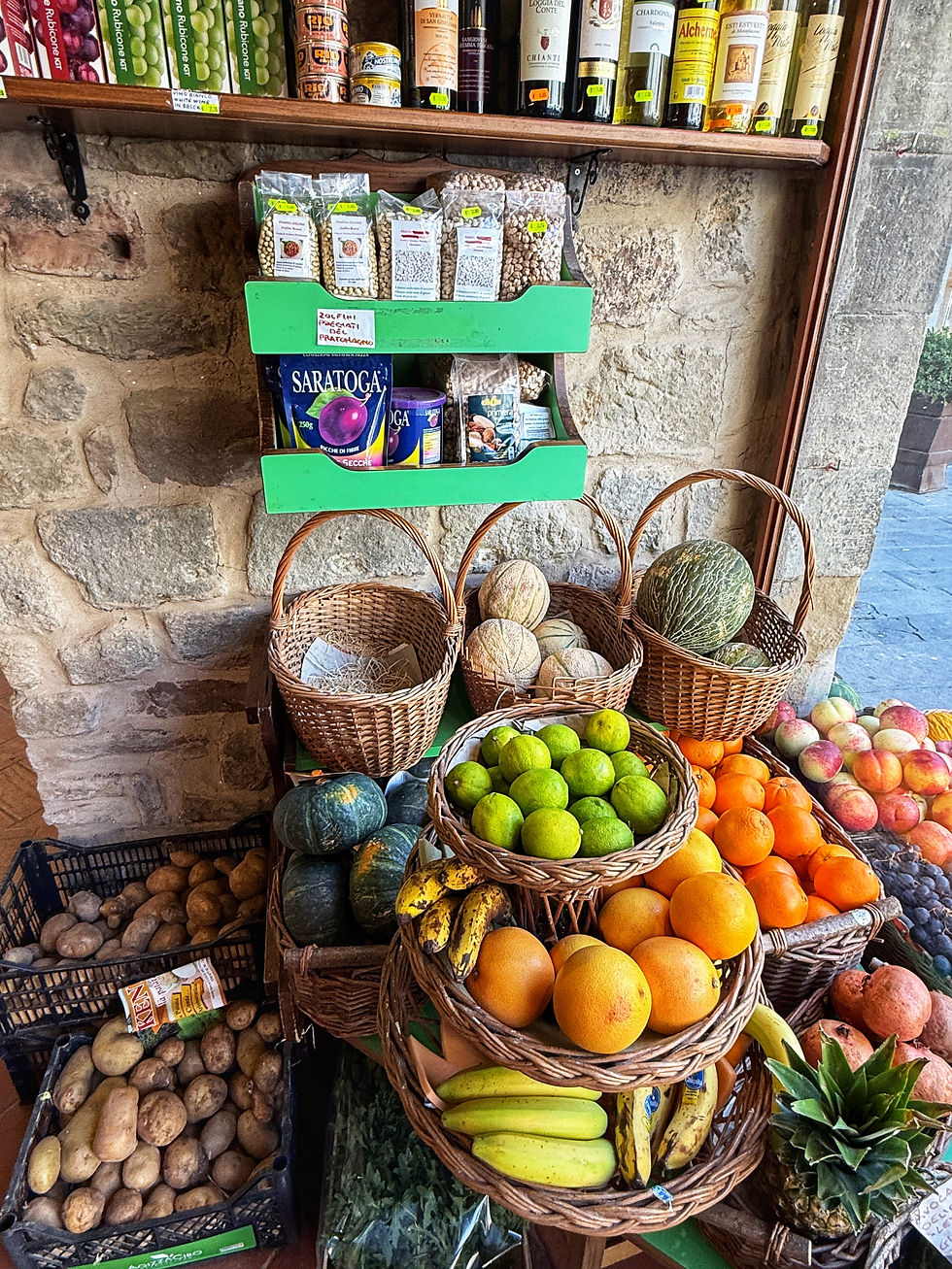 Fresh produce abounds