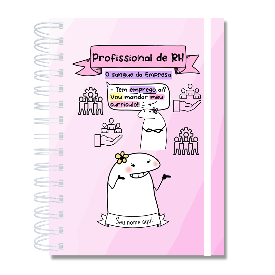 Agenda Coleção Florks Profissões - Profissional de RH Feminina