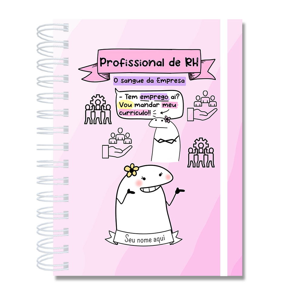 Agenda Coleção Florks Profissões - Profissional de RH Feminina