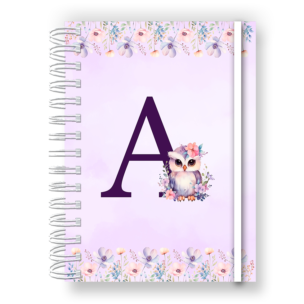 Planner da Professora - Alfabeto Coruja de A - Z