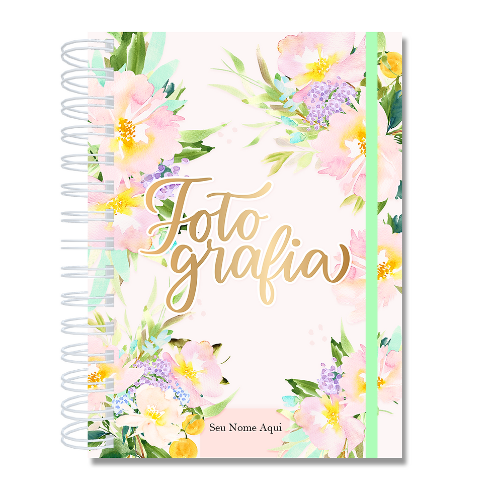 Agenda Coleção Floral - Fotografia