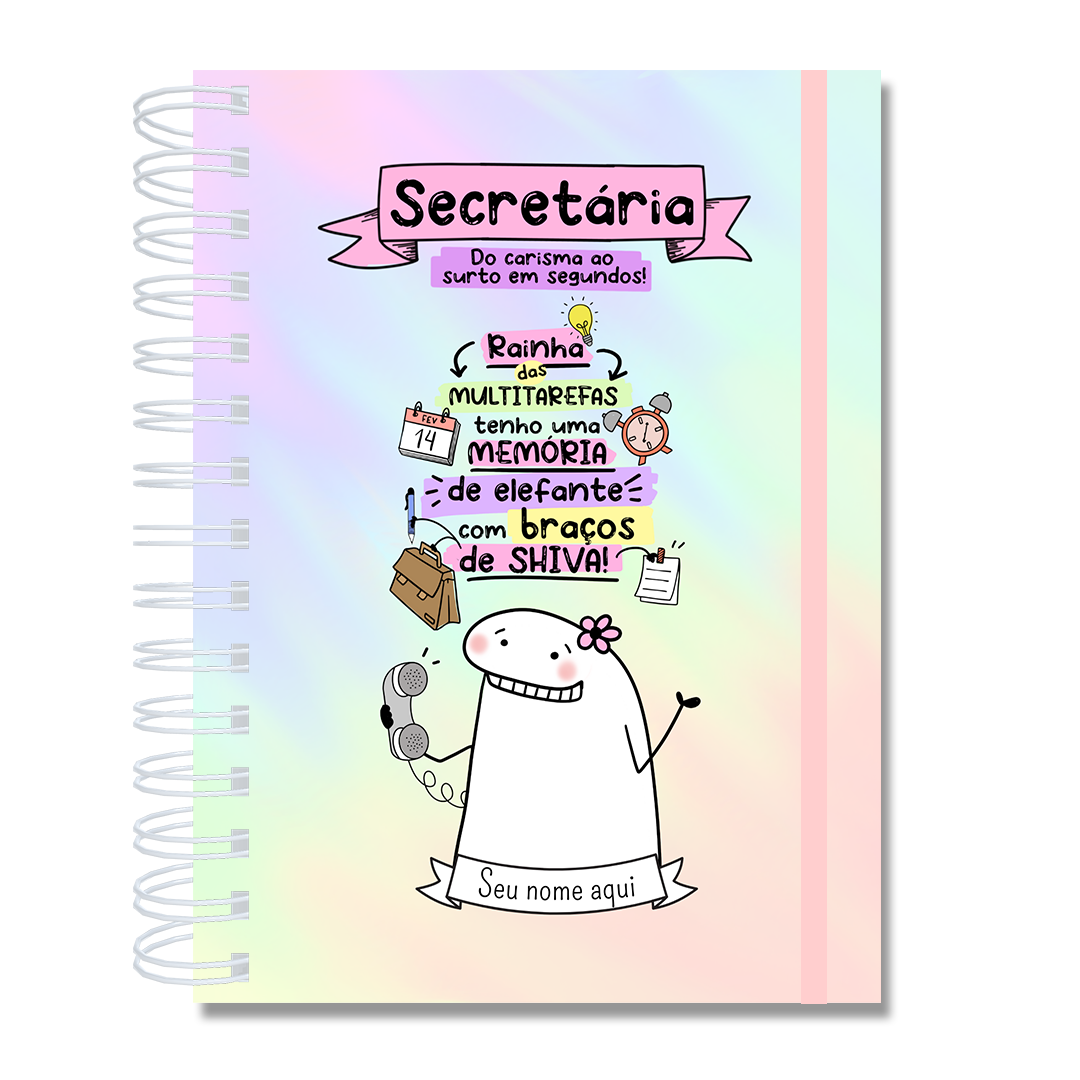 Agenda Coleção Florks Profissões - Secretária