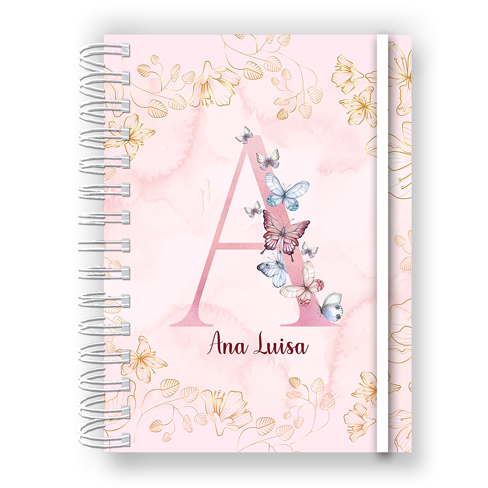 Agenda Alfabeto Borboletas - A a Z