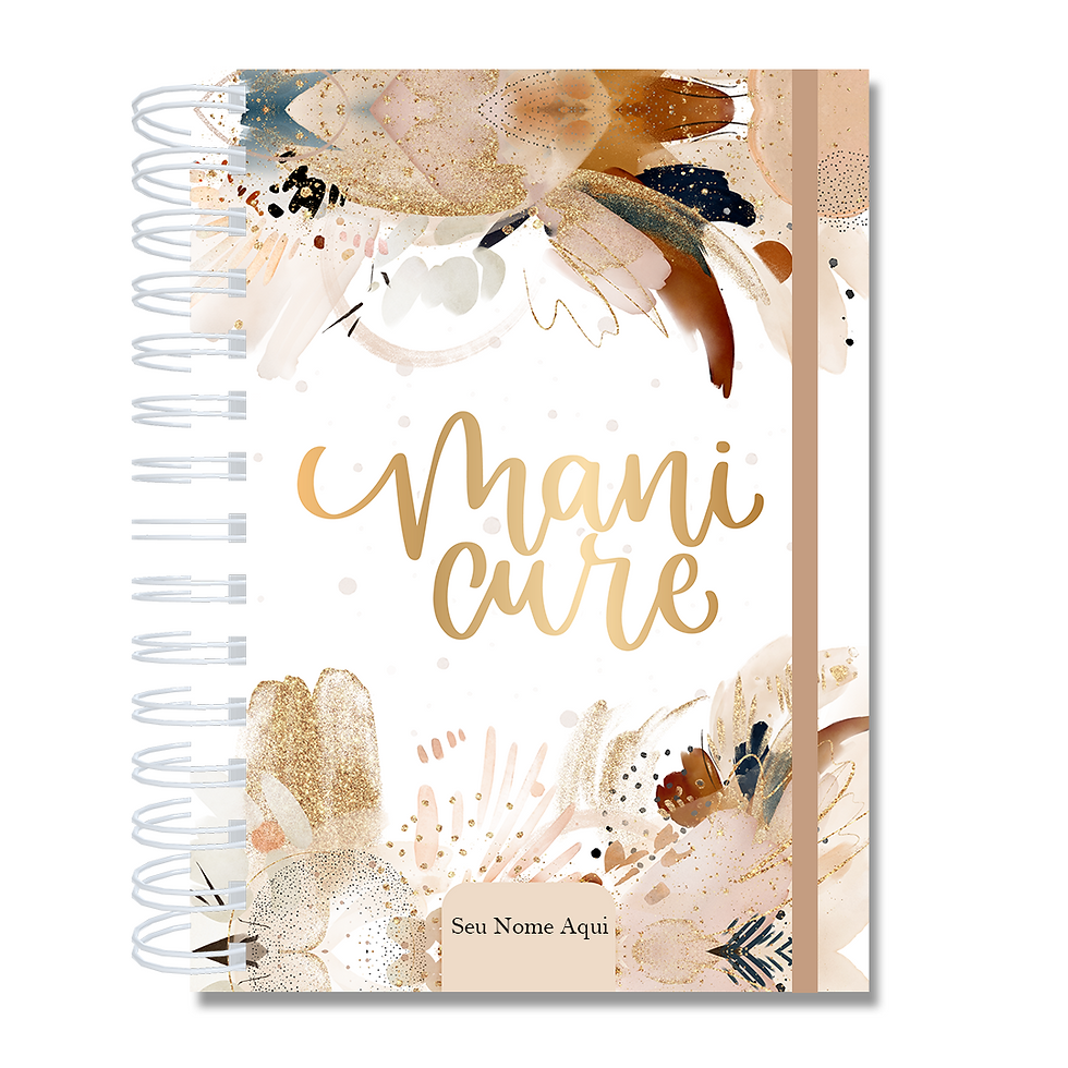 Agenda Coleção Abstrato - Manicure