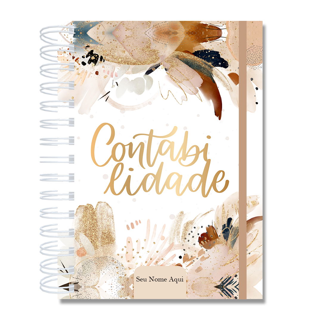 Agenda Coleção Abstrato - Contabilidade