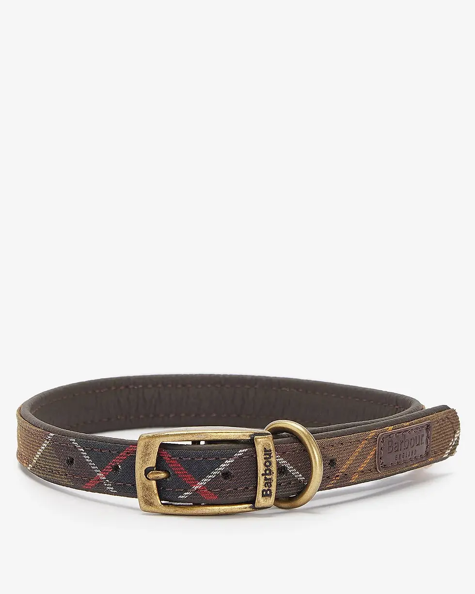 Thumbnail: Barbour Tartan Dog Collar