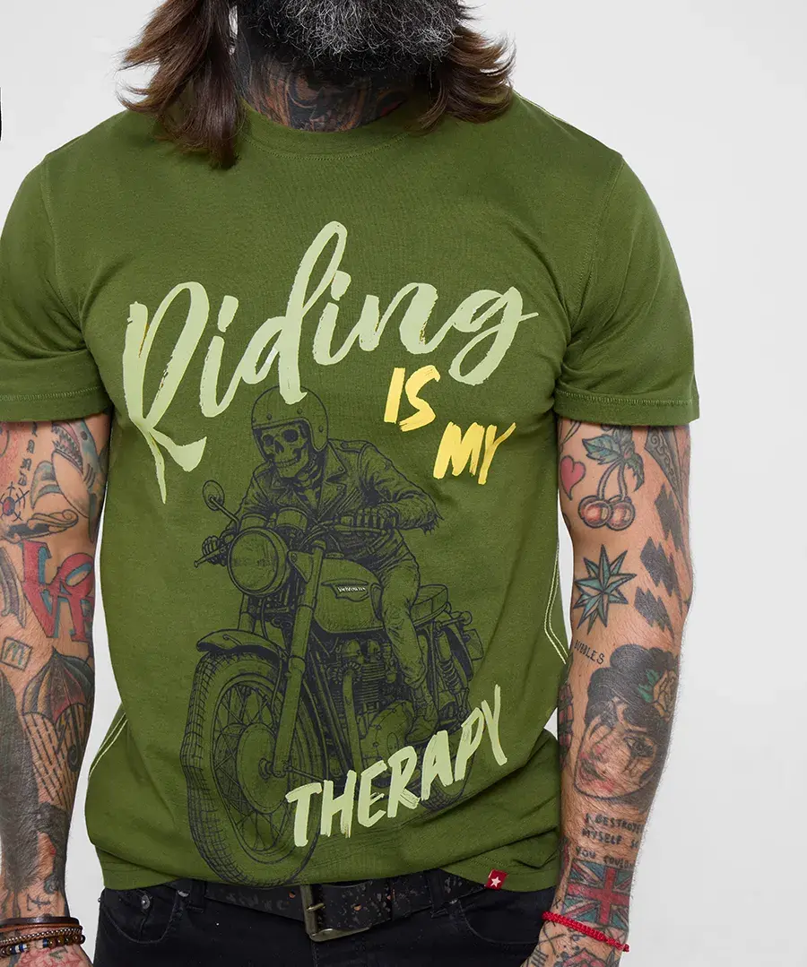 Thumbnail: Joe Browns Riding Is Therapy T-Shirt