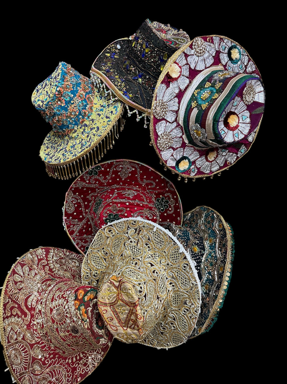 Thumbnail: Festival/ Cowboy Hats Handmade In India By Artisans