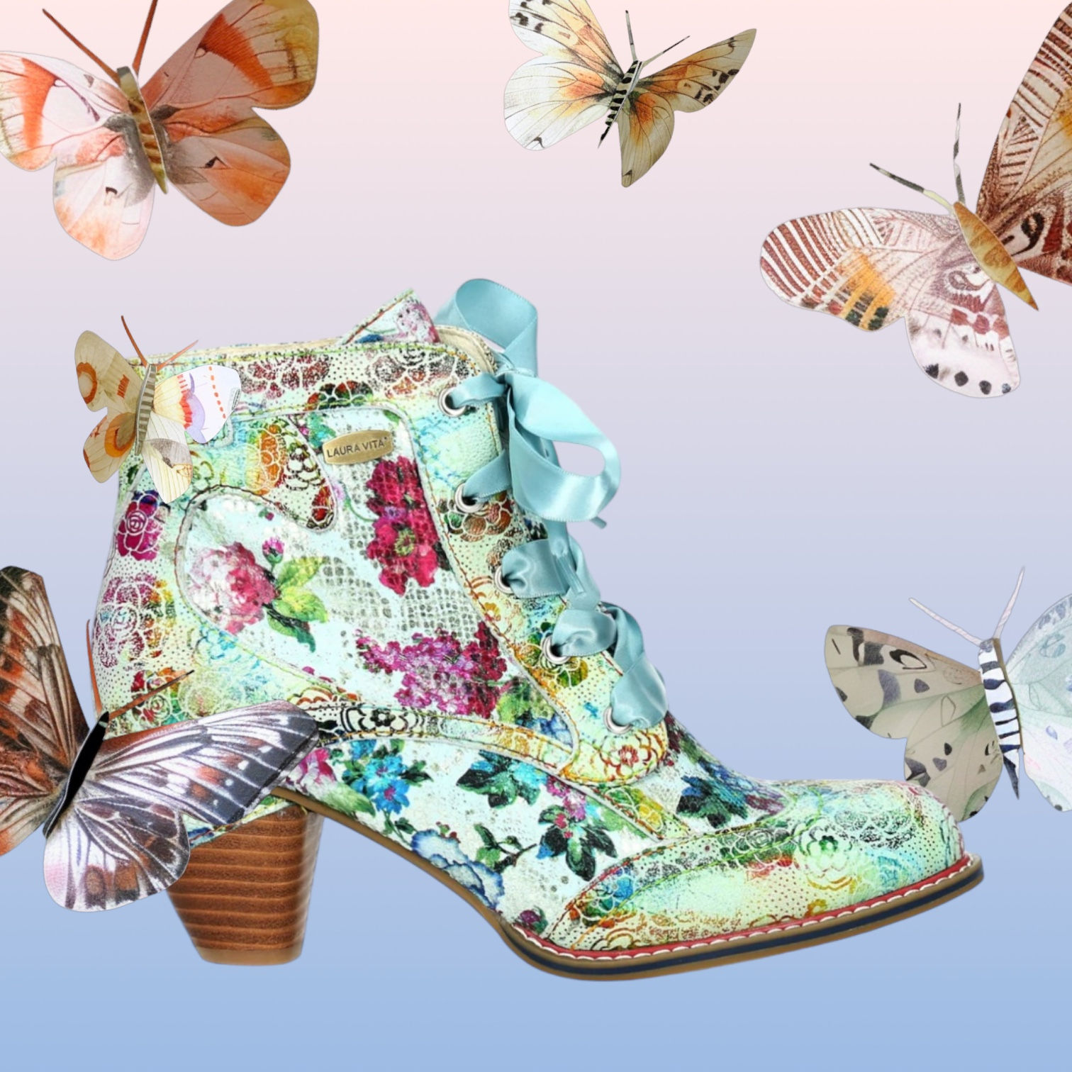 Laura Vita Booties Alcizeeo Green Leather