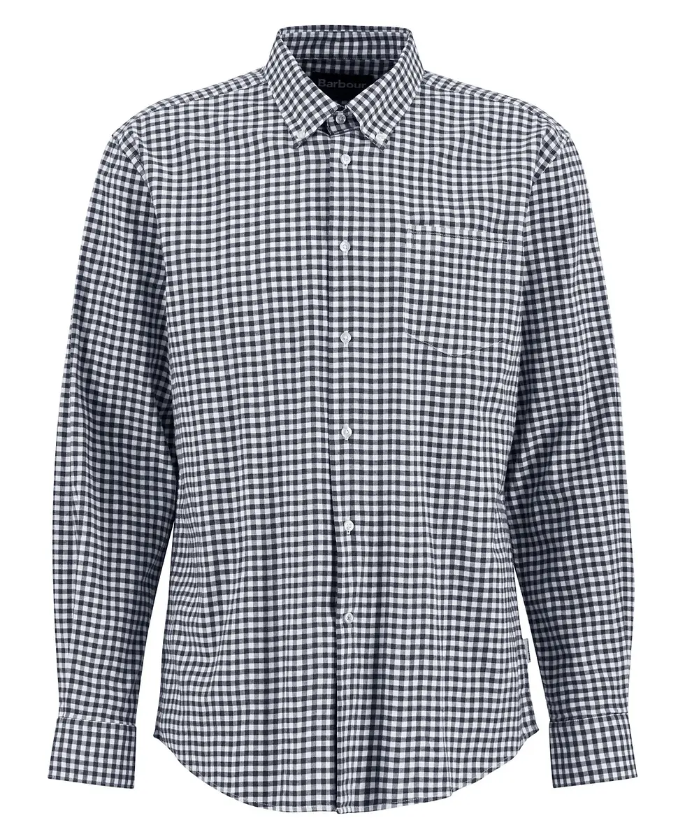 Thumbnail: Barbour Gingham Aukside Regular Shirt Navy