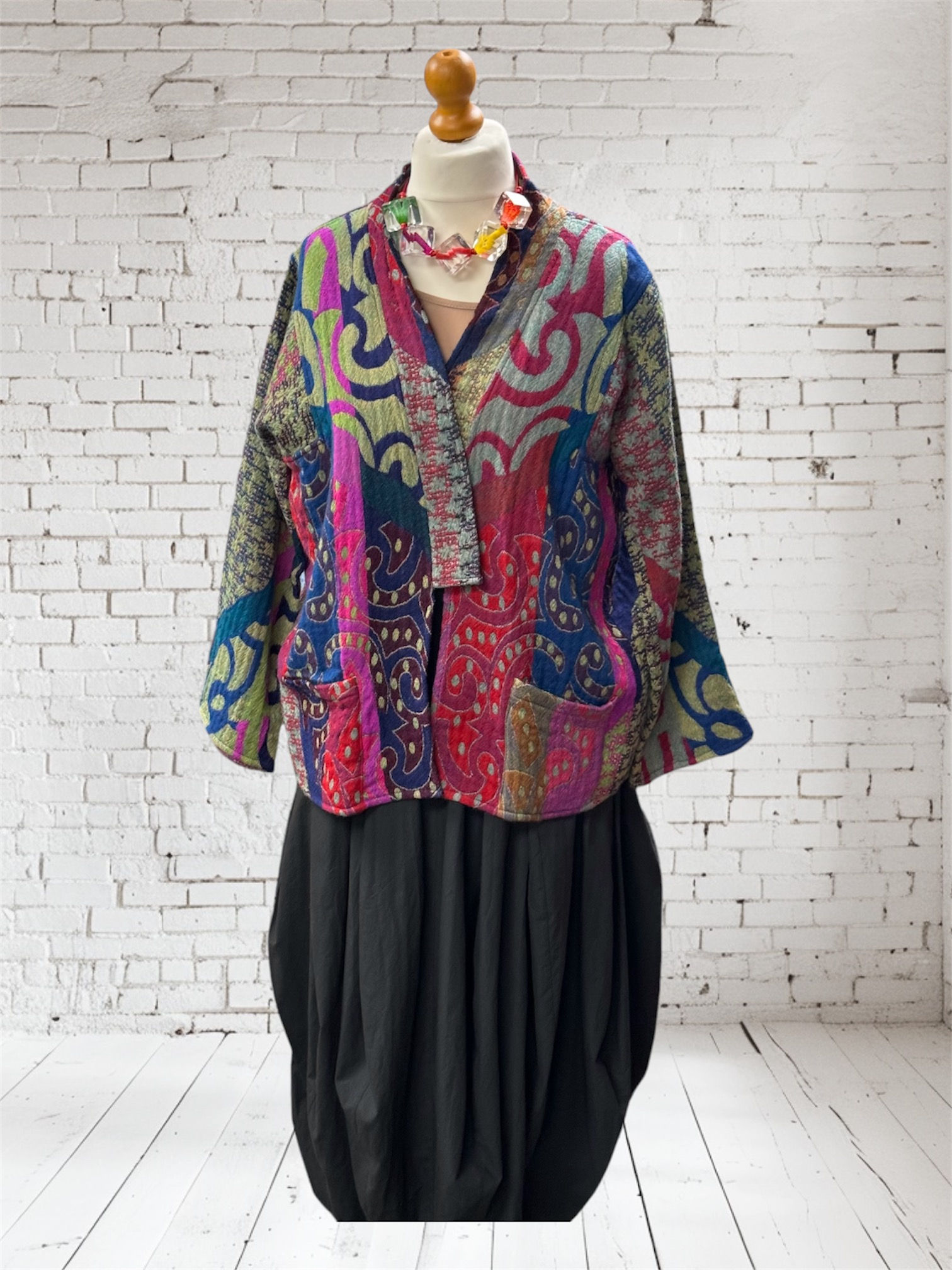 Nila Rubia 100% Pure New Wool Reversable Jacket