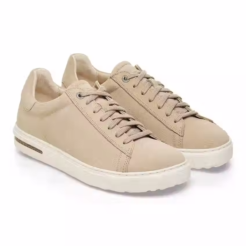 Thumbnail: Birkenstock Womens Bend Low Suede Leather - Sandcastle
