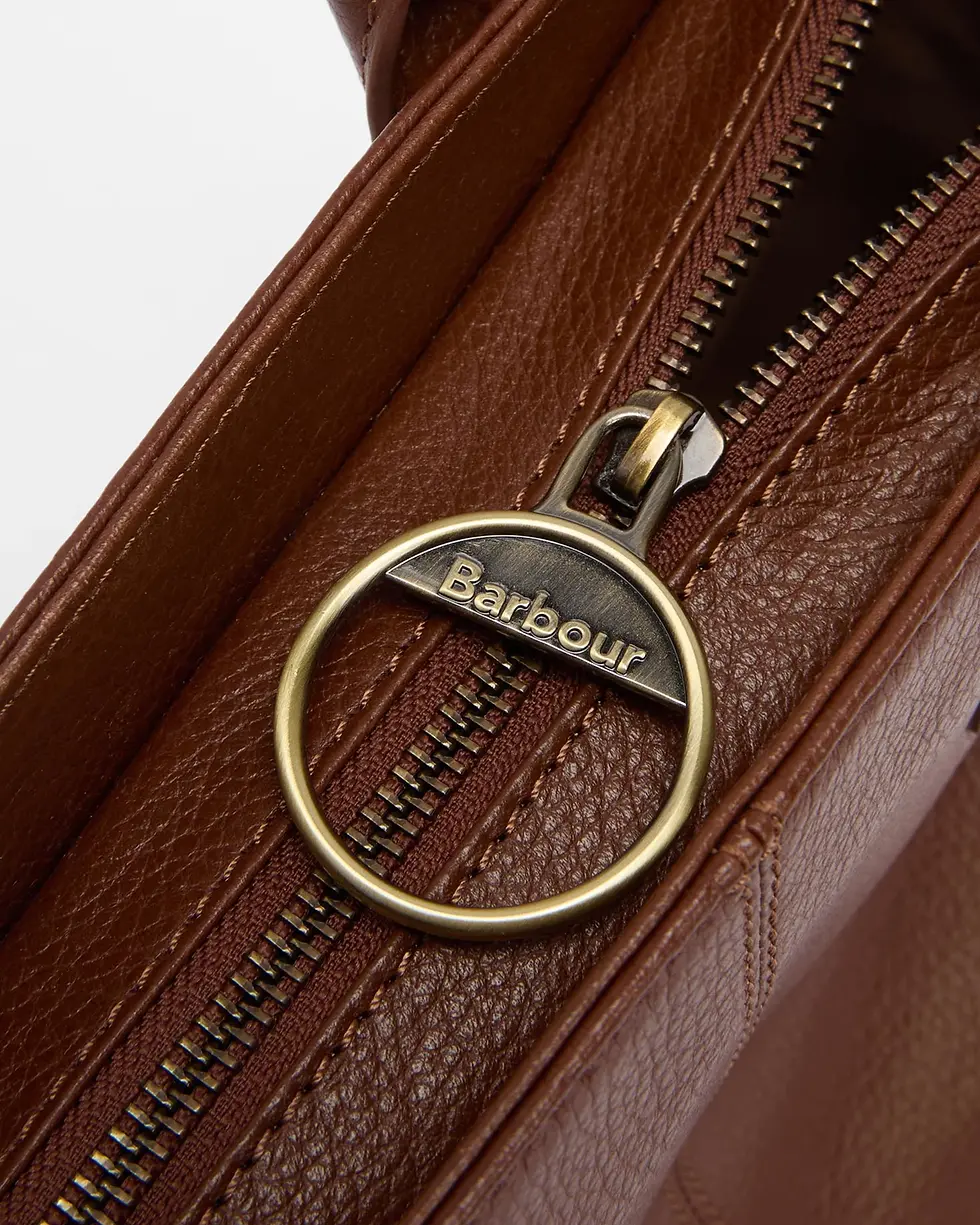 Thumbnail: Barbour Birch Leather Tote Bag