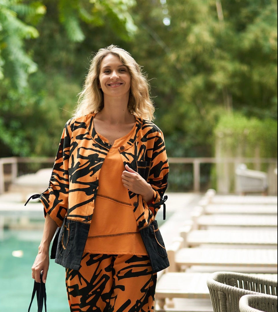 Tara Vao Kenzo Jacket Orange