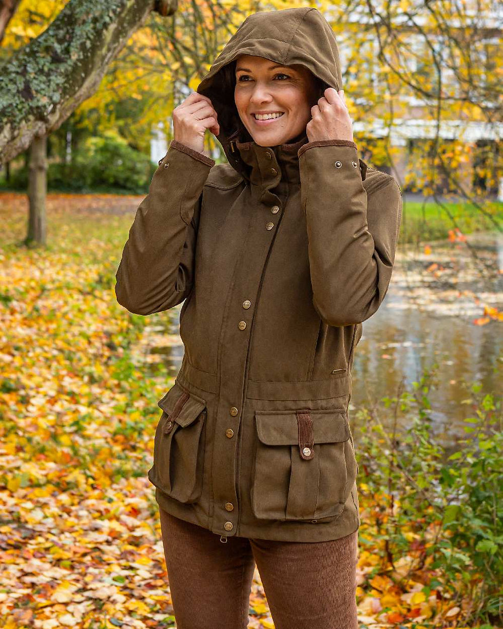 Thumbnail: Baleno Women's Ladywood Country Jacket - Pine green
