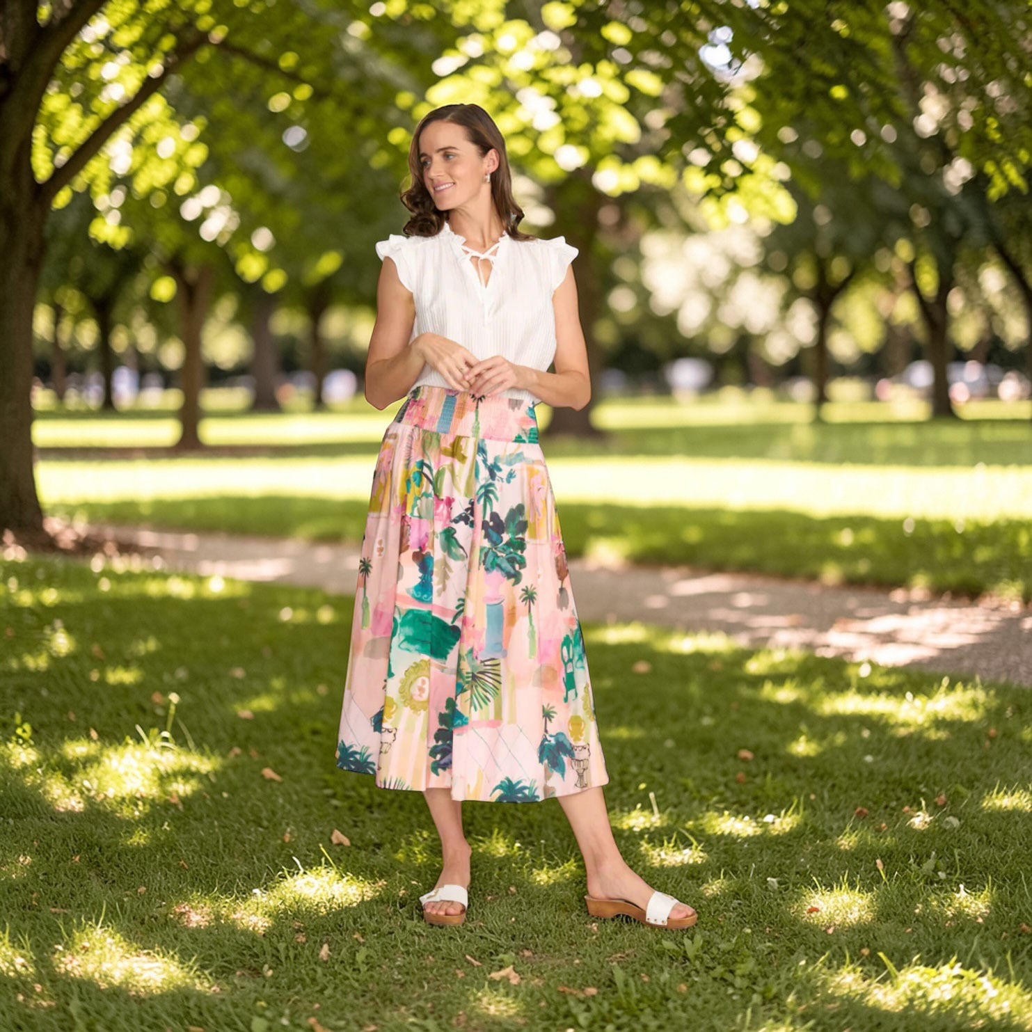 Foil Skirted Ahead Skirt Atrium
