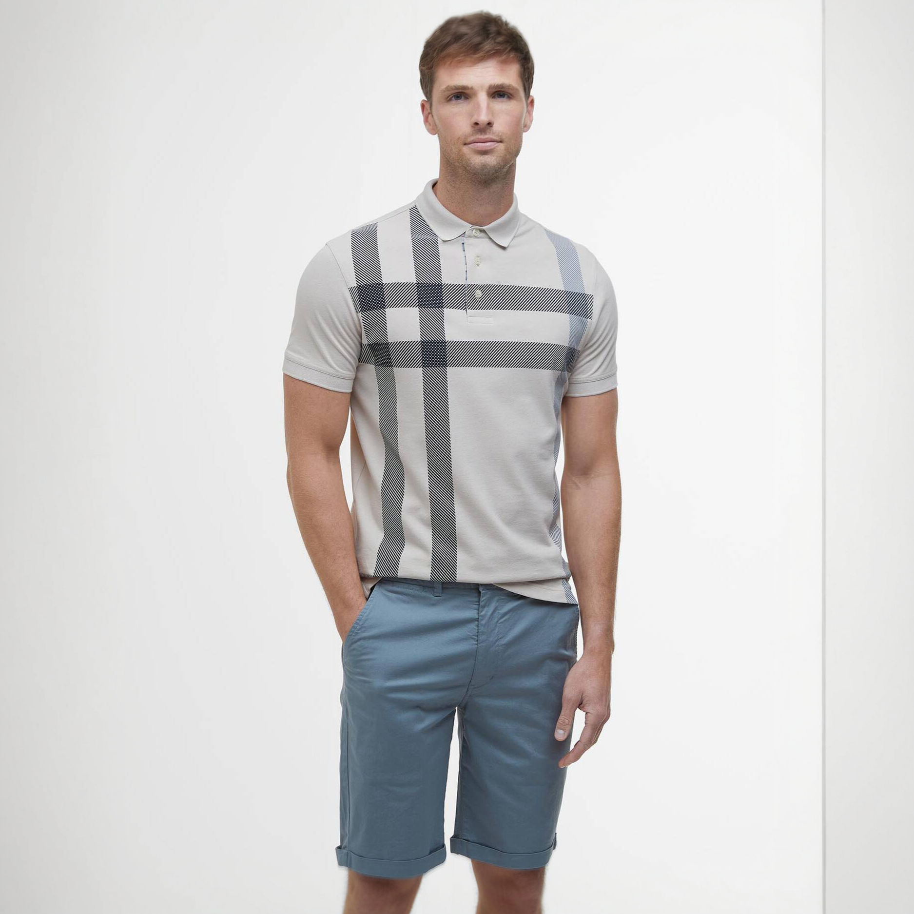 Barbour Blaine Tartan Short-Sleeved Polo Shirt