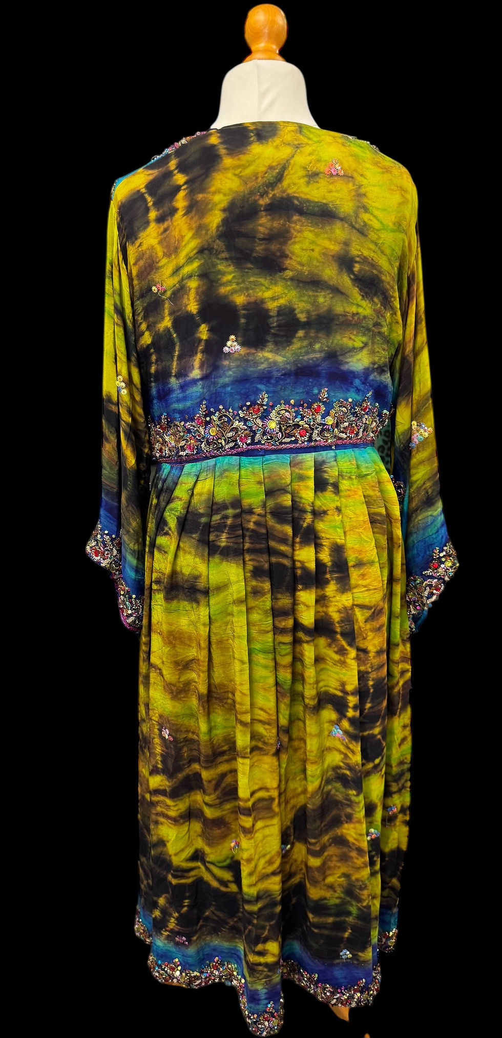 Thumbnail: 100% pure Silk Kimono With Embellishments