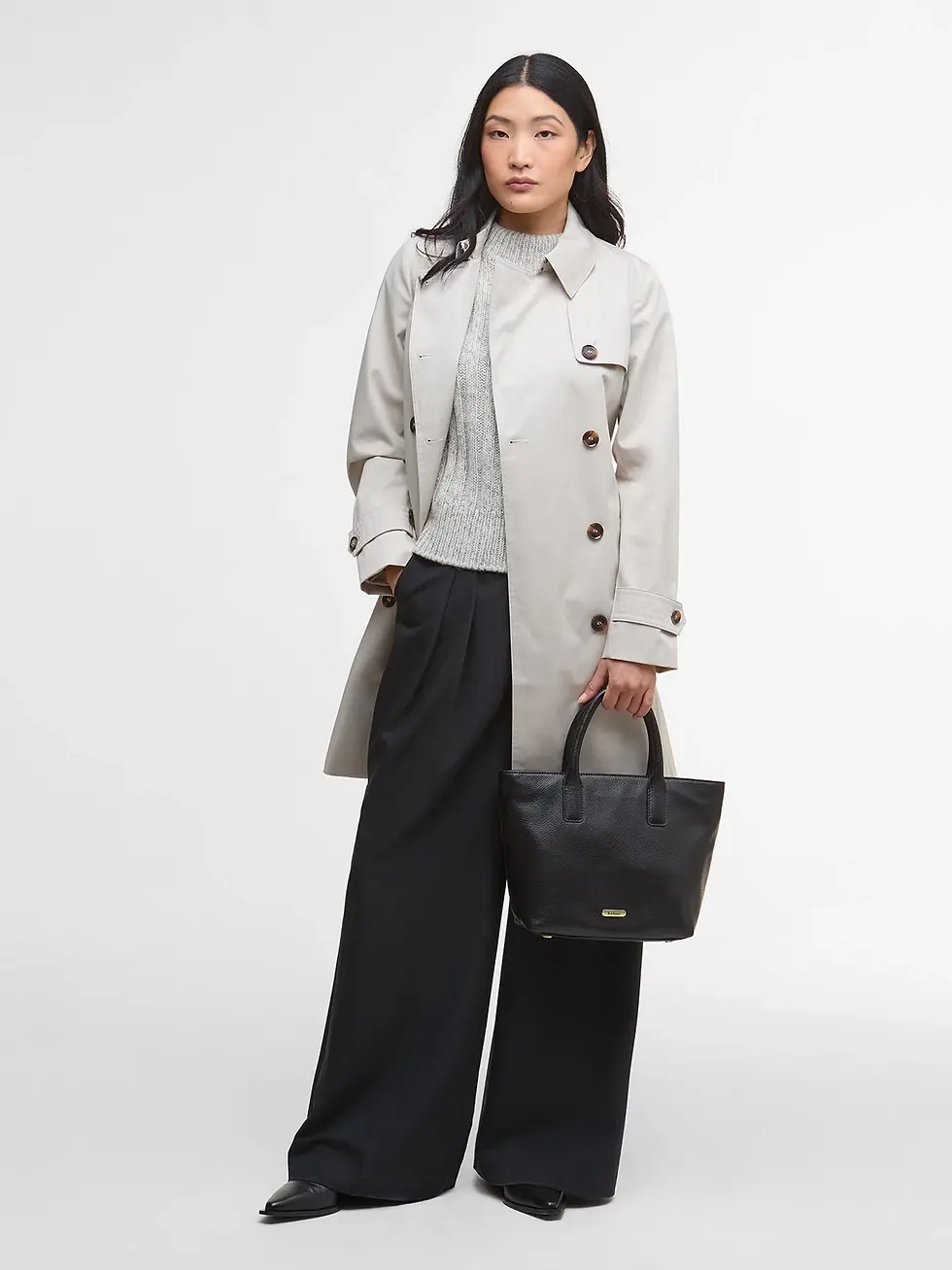 Thumbnail: Barbour Birch Leather Tote Bag