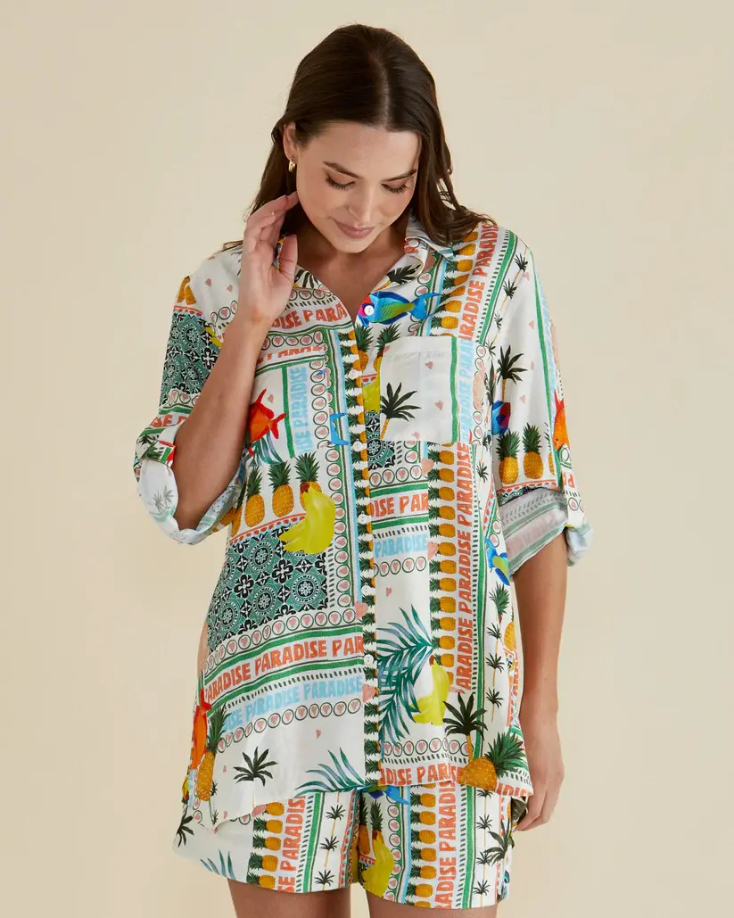 Thumbnail: Betty Basics Tropical Paradise Shirt
