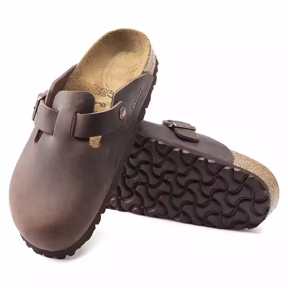 Thumbnail: Birkenstock Boston Soft Footbed Oiled Leather Mules