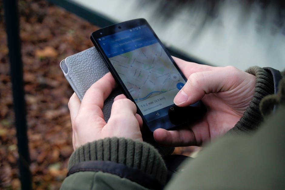 browsing on the smartphone