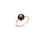 Küçük resim: 18K ROSE GOLD AND SILVER DIAMOND RING