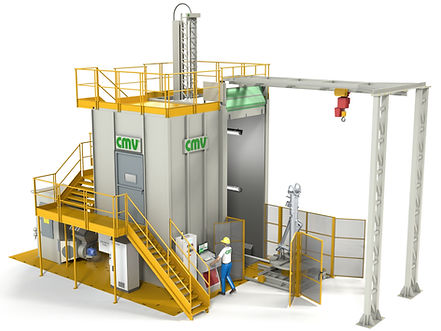 Automatic shot peening machine