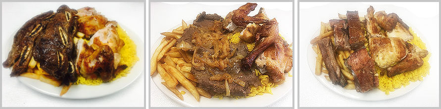 Arranged Food and Objects