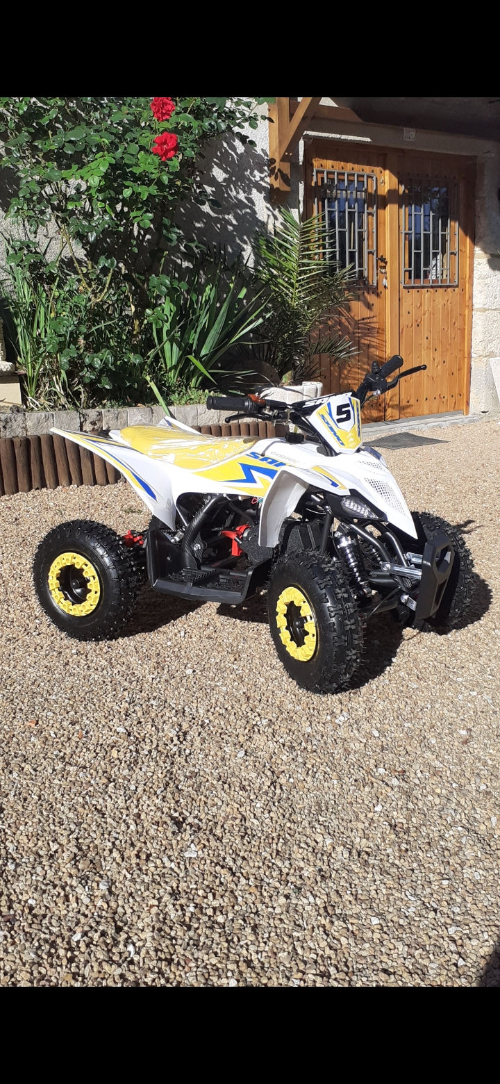 Pocket Quad 49cc Apollo Cobra Jaune | MAUDUIT QUAD MOTO PA