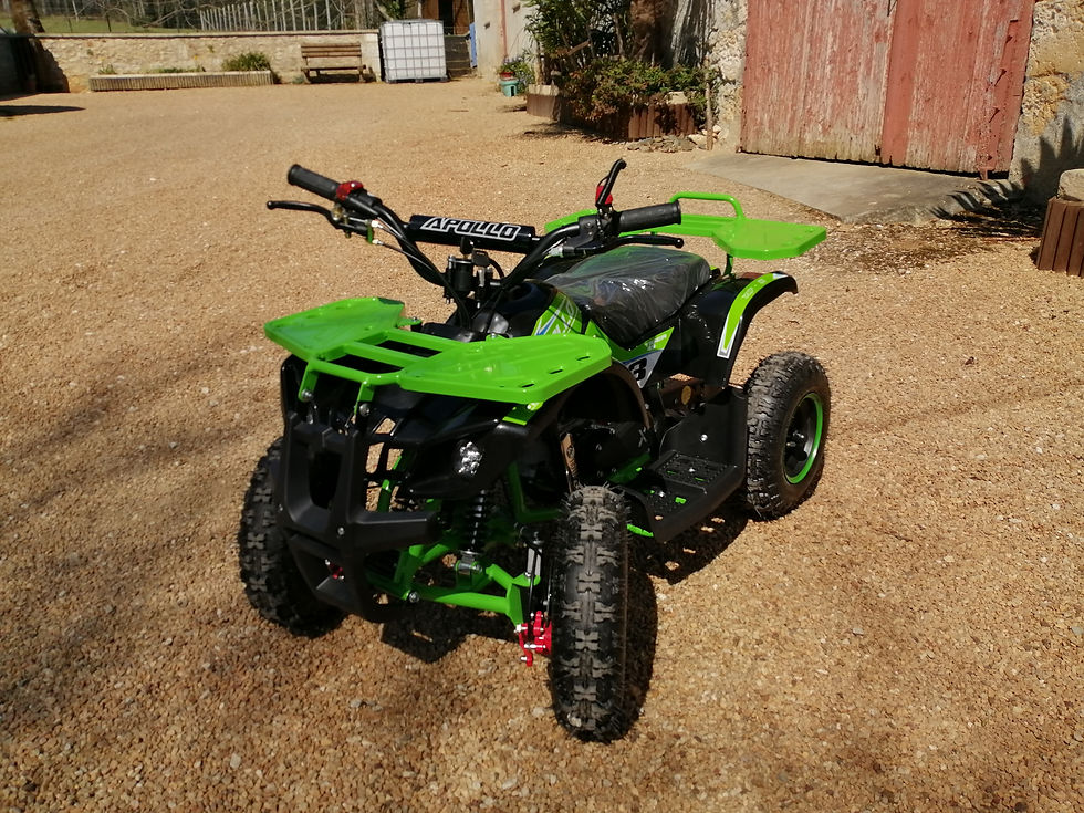 Miniature : Quad enfant 49cc Apollo Tiger vert 2023