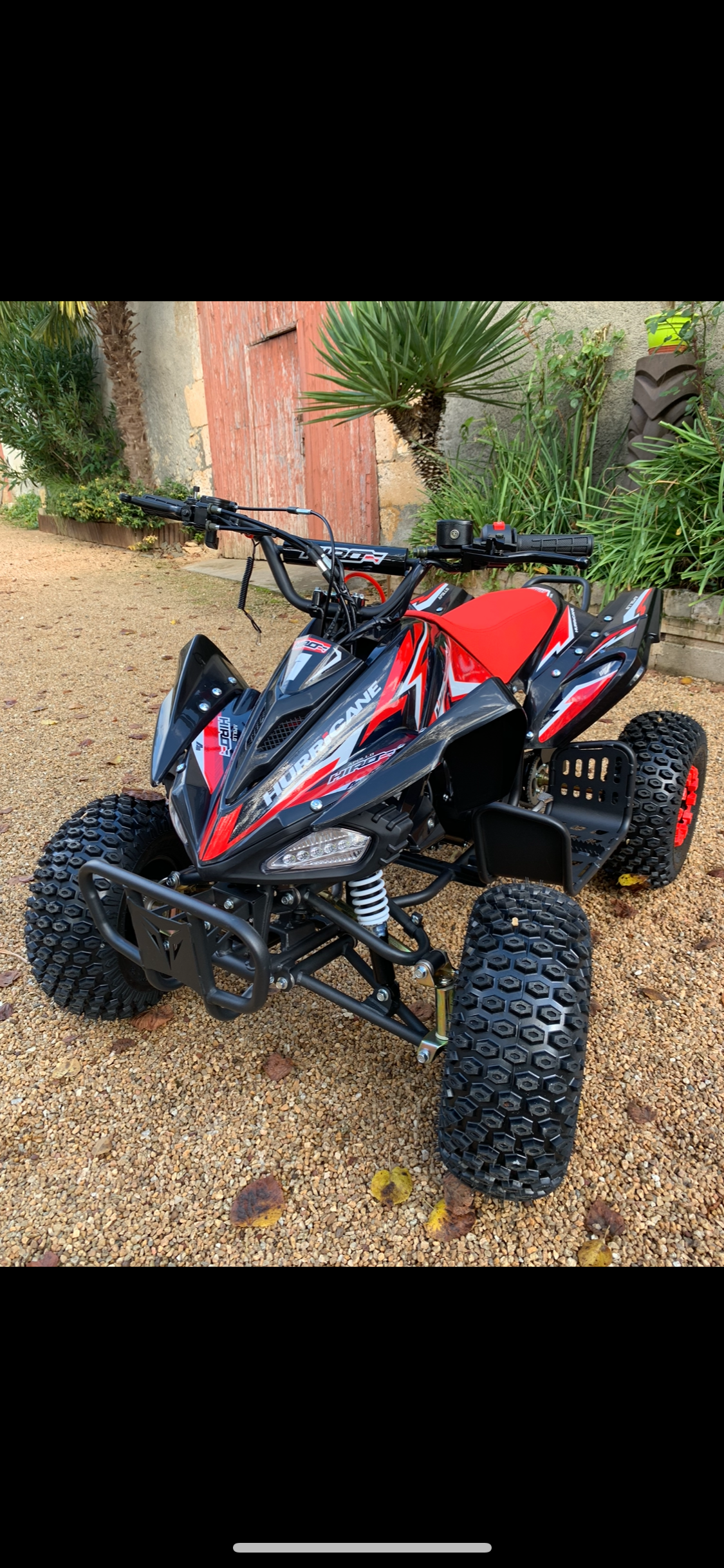 Quad enfant 125cc Apollo Hurricane Rouge