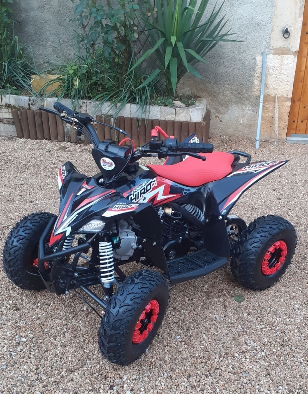 Miniature : Quad Enfant 110cc  Cobra Hiro Apollo  Rouge Neuf