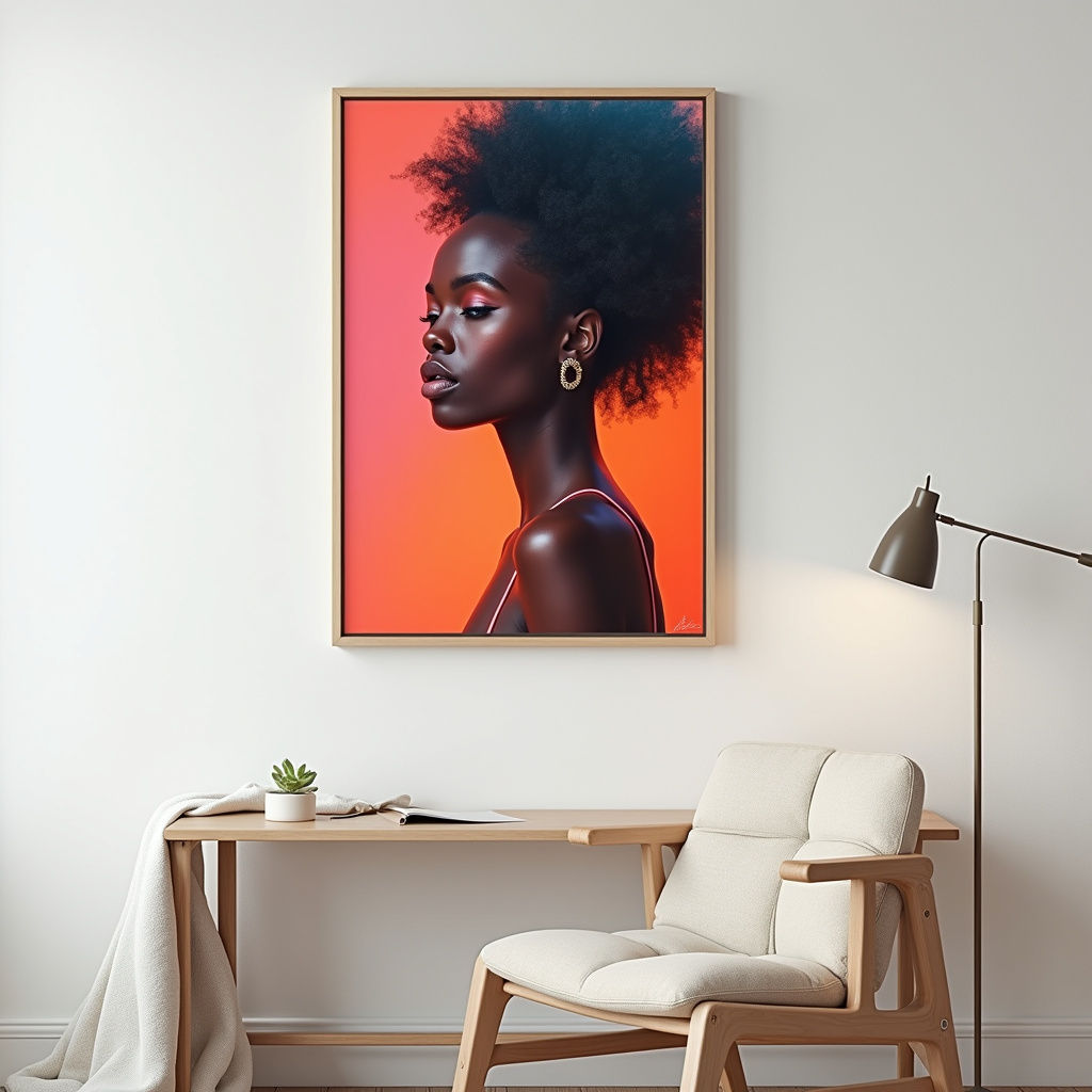 Vibrant Portrait Wall Art