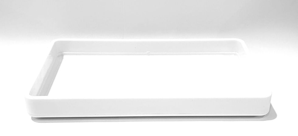 תמונה ממוזערת: מגש לבן מגש לחדר אמבטיה