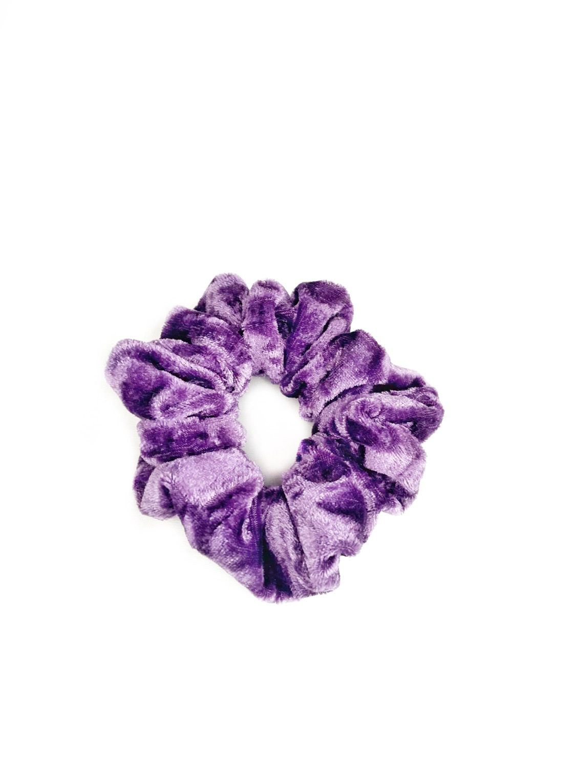 Lavender Velvet Scrunchie