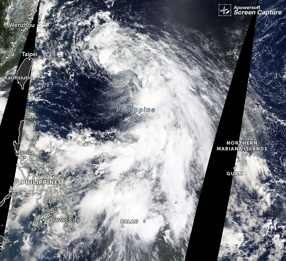 Typhoon Pulasan(Coming from Zoom Earth)