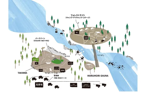 丸森キャンプ場MAP