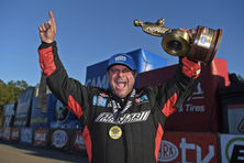 Hagan Drives Dodge Power Brokers Funny Car to First NHRA Gatornationals Win
