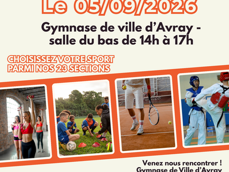Retrouvez-nous au Forum des Associations samedi 5 septembre !