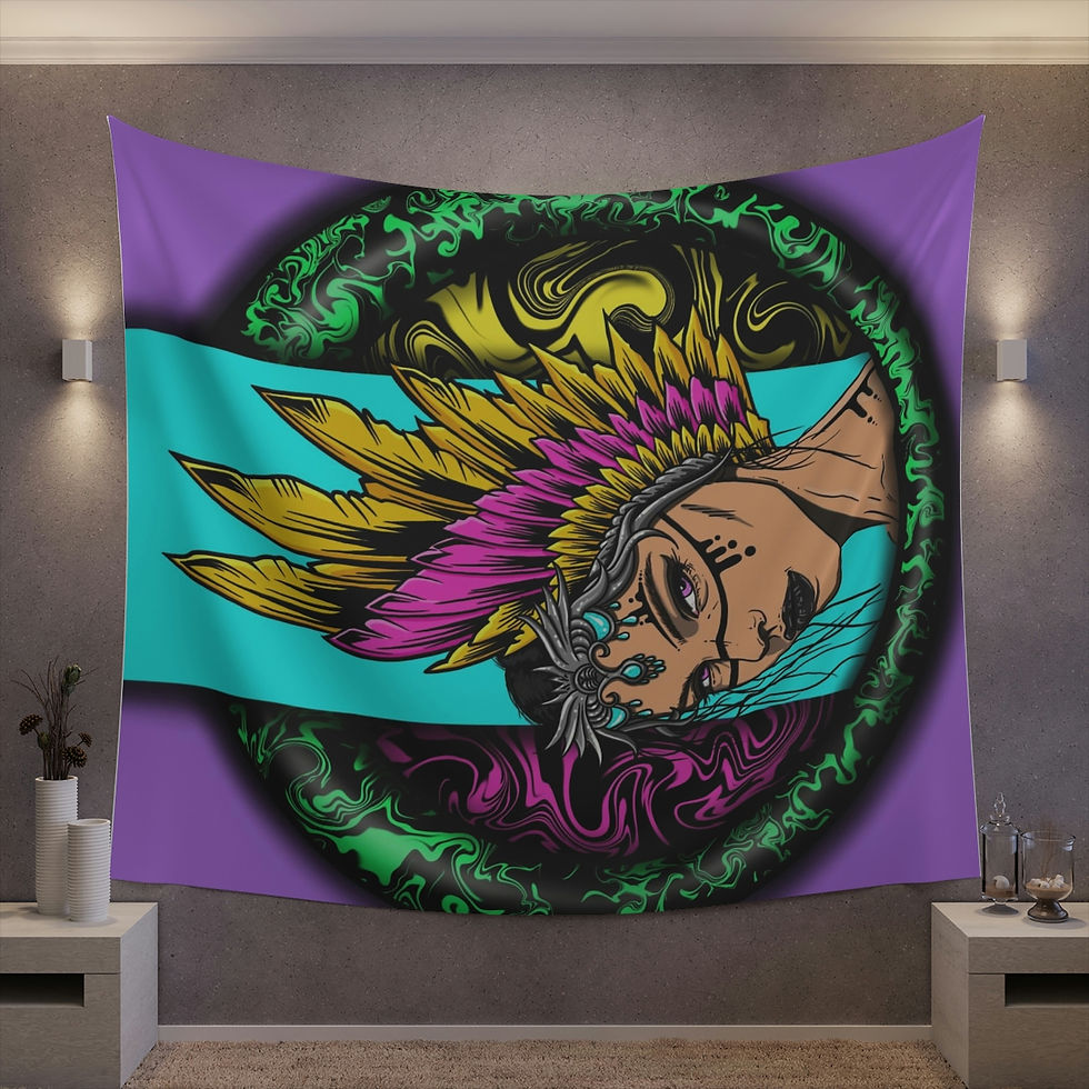 Thumbnail: Introspection - Printed Wall Tapestry