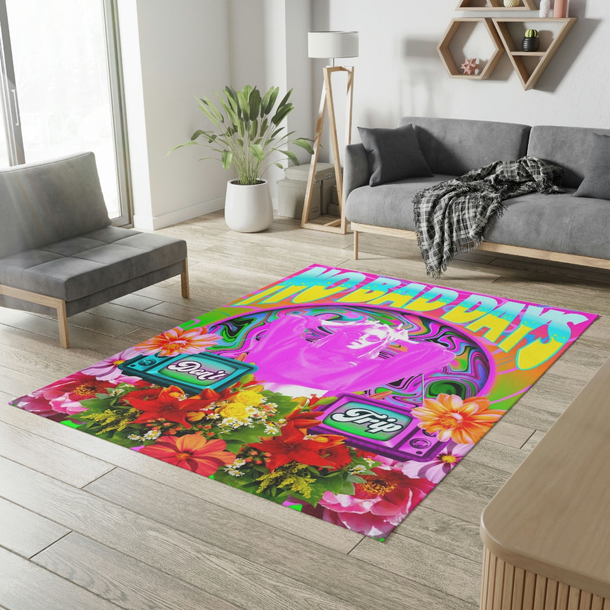 No Bad Days - Dobby Rug