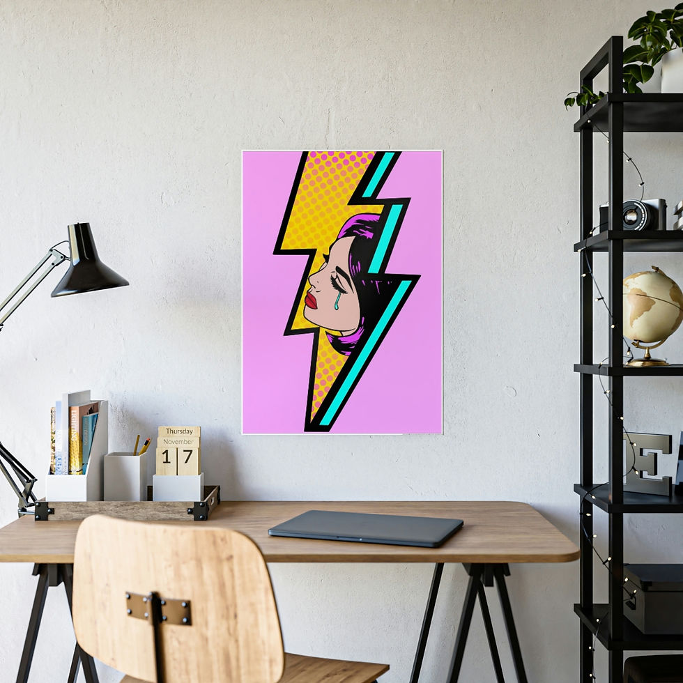 Thumbnail: Retro Vibe - Premium Gloss Poster